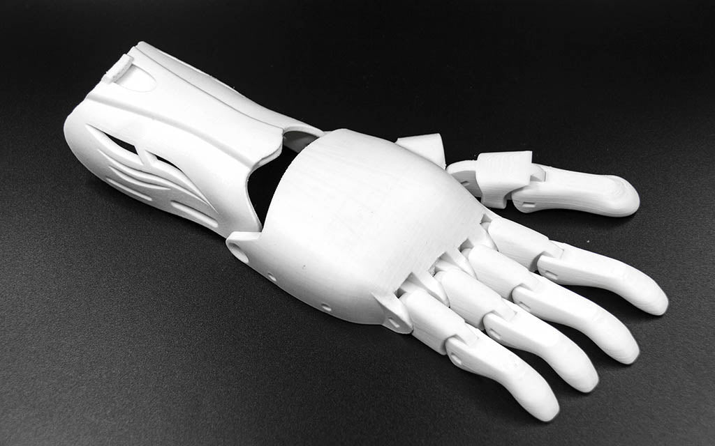 3d printed enable hand for STEM education