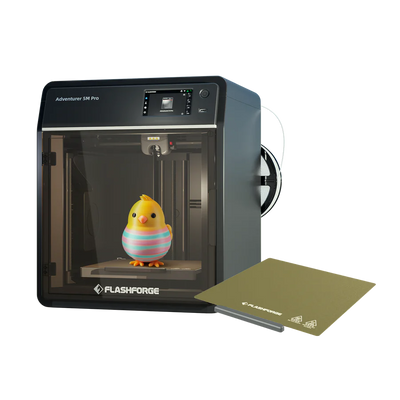 Flashforge Adventurer 5M Pro 3D printer bundle with PEI sheet