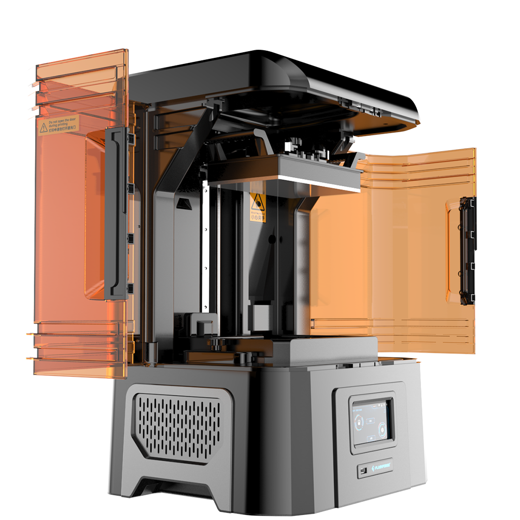 Flashforge Explorer Max DLP Doors Open