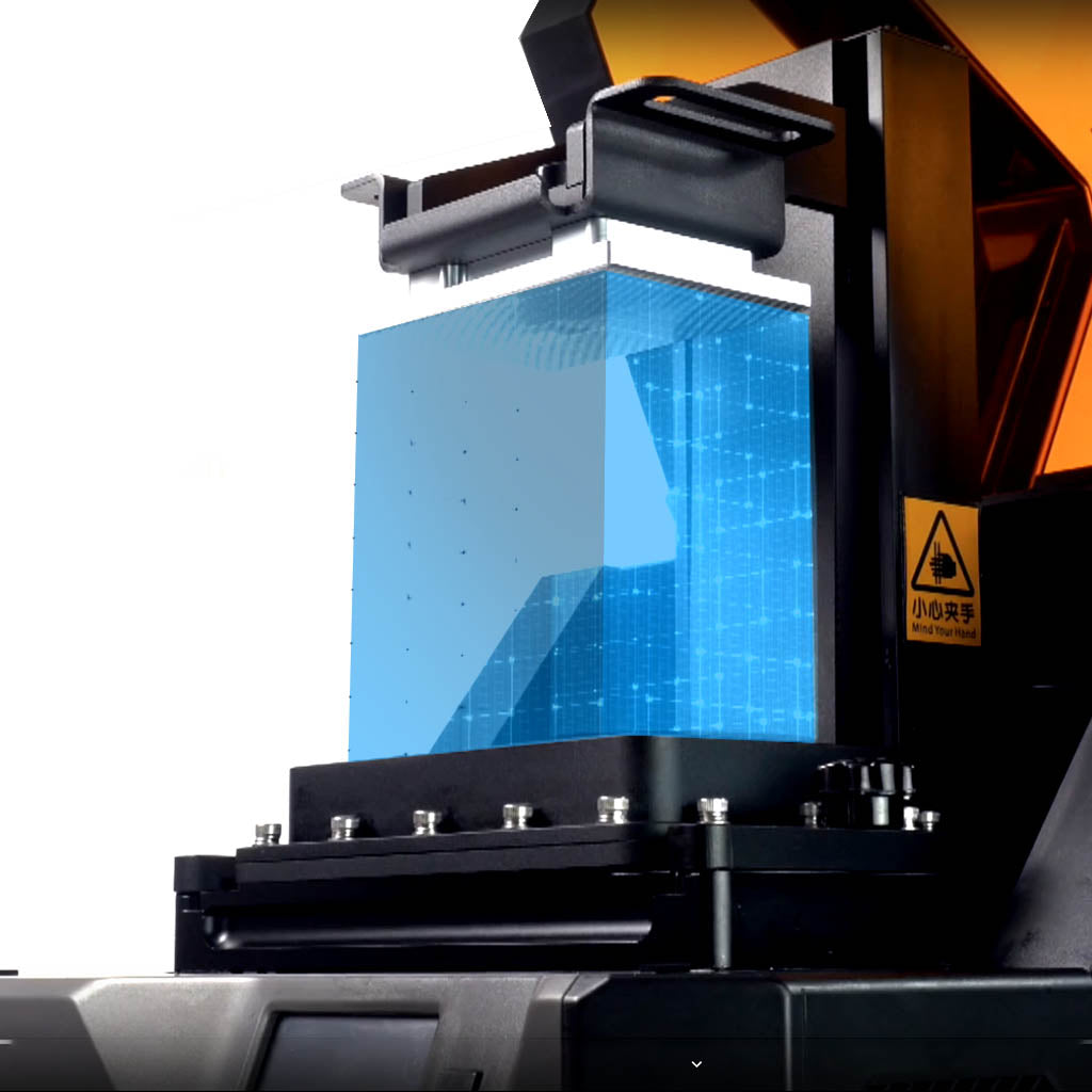 Flashforge Hunter DLP Resin 3D Printer Build Volume
