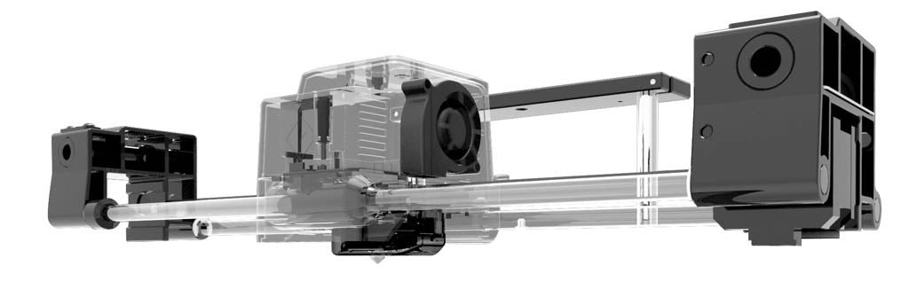 Guider IIs Linear Bearings Direct Drive Extruder