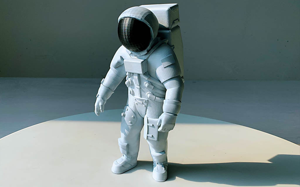 Inventor IIs STEM space suit 3D Print Sample