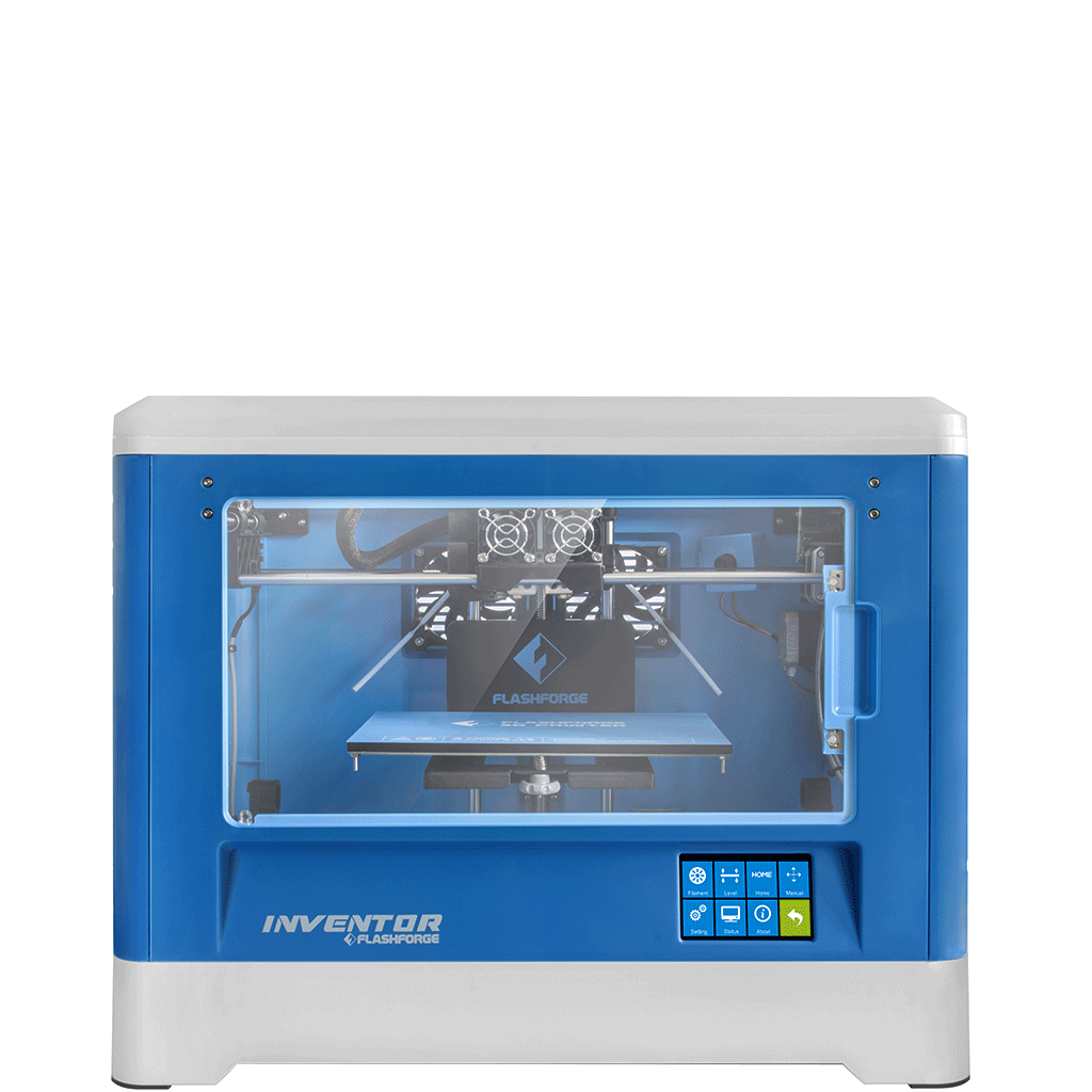 Flashforge Inventor Dual Head 3D Printer Front View