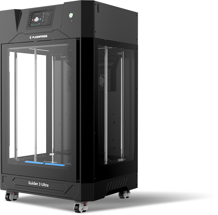 FlashForge Guider 3 Ultra 3D printer on a white background